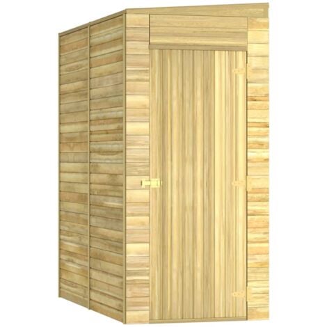 Abri de stockage de jardin 100x200x220 cm Bois de pin imprégné