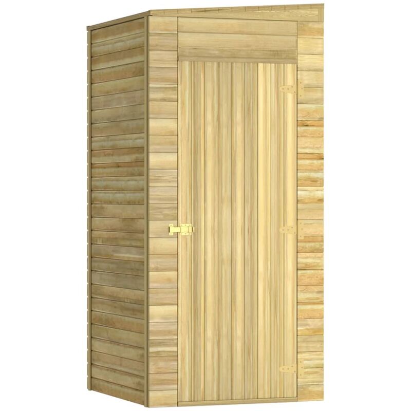 Abri de stockage de jardin 100x110x218 cm Bois de pin imprégné Vidaxl