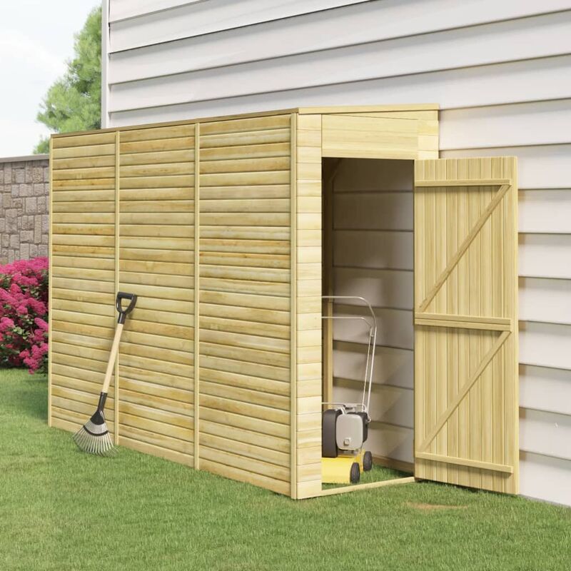 Abri de stockage de jardin 100x300x220 cm Bois de pin imprégné
