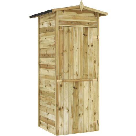 Abri de stockage pour jardin Pin Imprégné FSC 100x100x210 cm