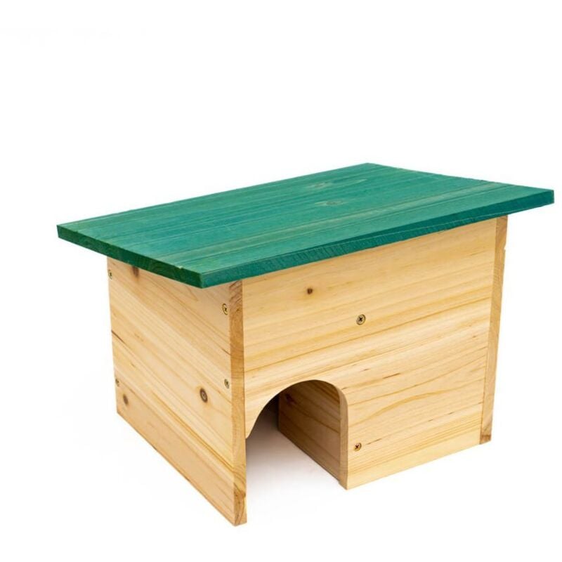 Abri à hérissons en pin