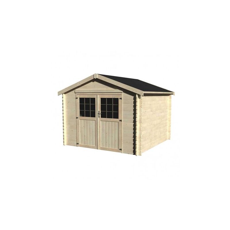 Décor Et Jardin - Abri de jardin en bois Valodeal. 34 mm , 300 x 300 cm. 8,88 m²