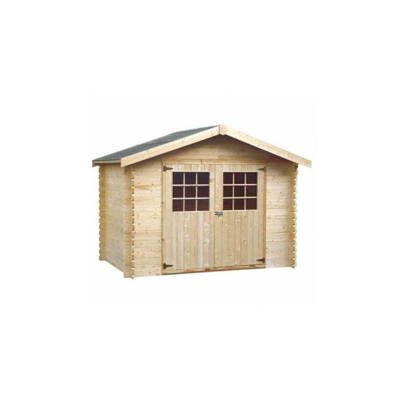 Décor Et Jardin - Abri de jardin en bois Flodova. 28 mm, 300 x 200 cm. 5,9 m²