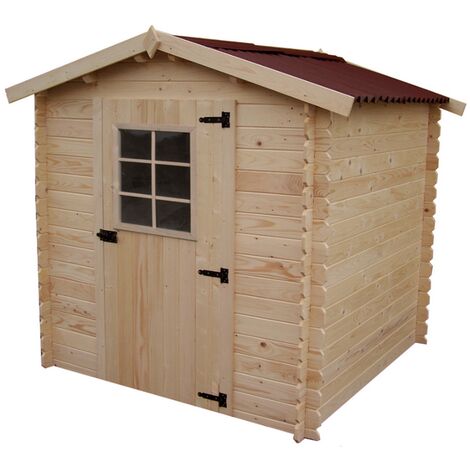 Abri madriers massifs 3.08 m² sans plancher - Habrita - al2020.02n