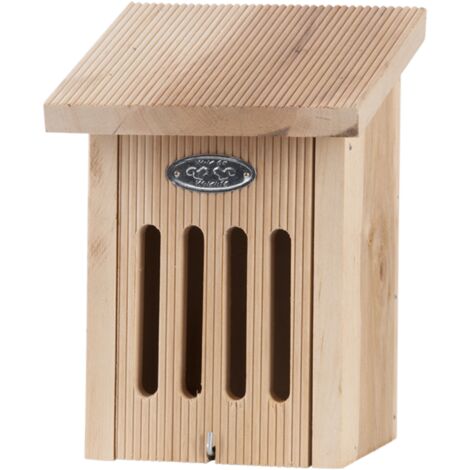 Abri papillons bois naturel