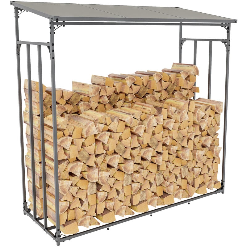 CLP - Abri pour bois de chauffage Ruston en Aluminium xl
