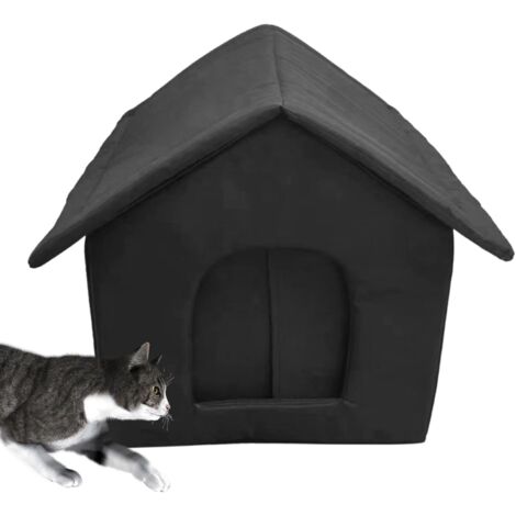 Abri pour Chats Errants Maison Chaude pour Chaton Tente Imperméable