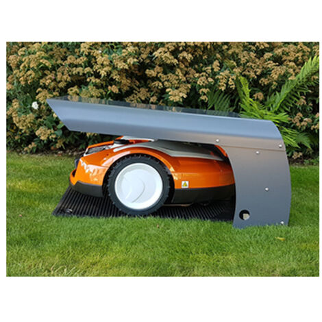 abri pour tondeuse robot protect. pour modèles de grande dimensions. ouverture à deux positions permettant un accès optimal au r