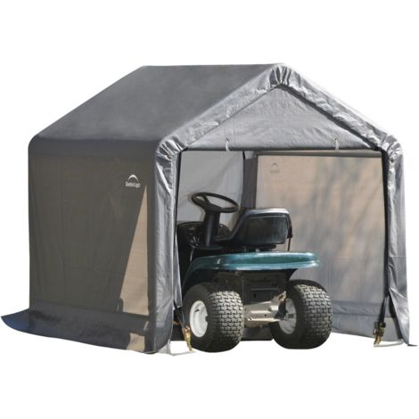 ABRI SOUPLE Couleur Gris 180 x 180 cm / 3.24M² Porte 150 x 130 cm (L+H)