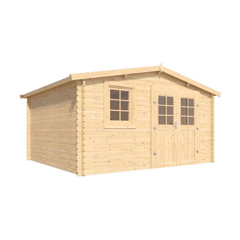 Abri de jardin vallo 408 x 353 x h 226 cm