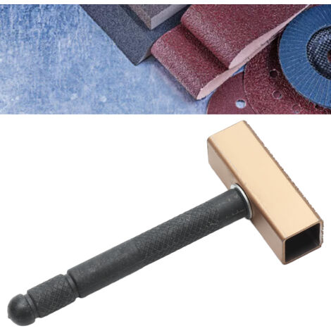 Abrichtwerkzeug für Schleifscheiben mit Diamantbeschichtung, Metallgehäuse, rutschfestem Griff, geeignet für Tischschleifmaschinen, zur Oberflächenbearbeitung, inklusive 34 g Schleifscheibe (Ersatztei