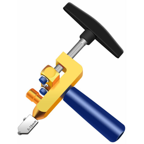 Abridor manual portátil para azulejos de vidrio, cabezales de corte de repuesto, cortador de azulejos de vidrio y cerámica, herramienta multifuncional para cortar vidrio.