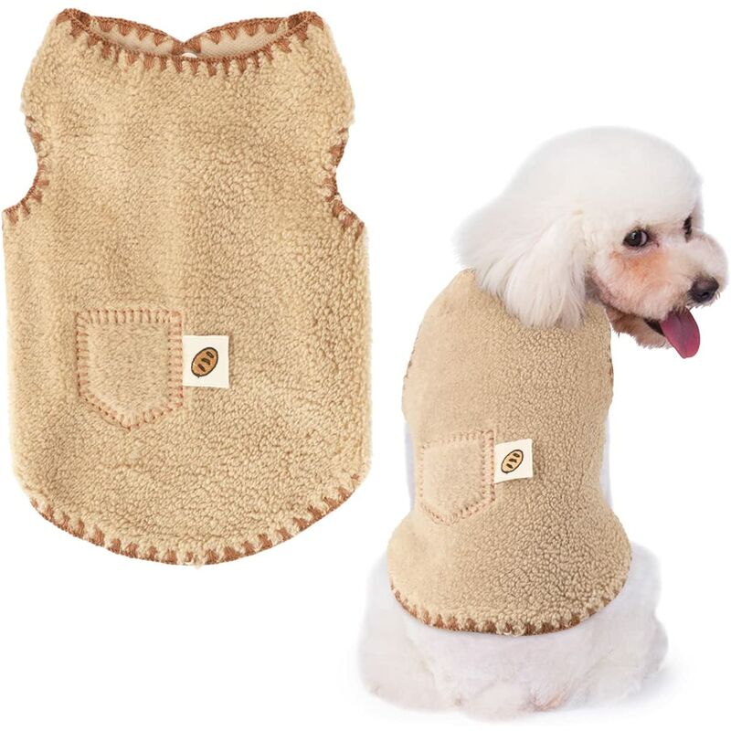 

Abrigo para perros, chaleco para perros, ropa cálida de invierno para mascotas, disfraz de cachorro con ropa estampada bonita para perros pequeños