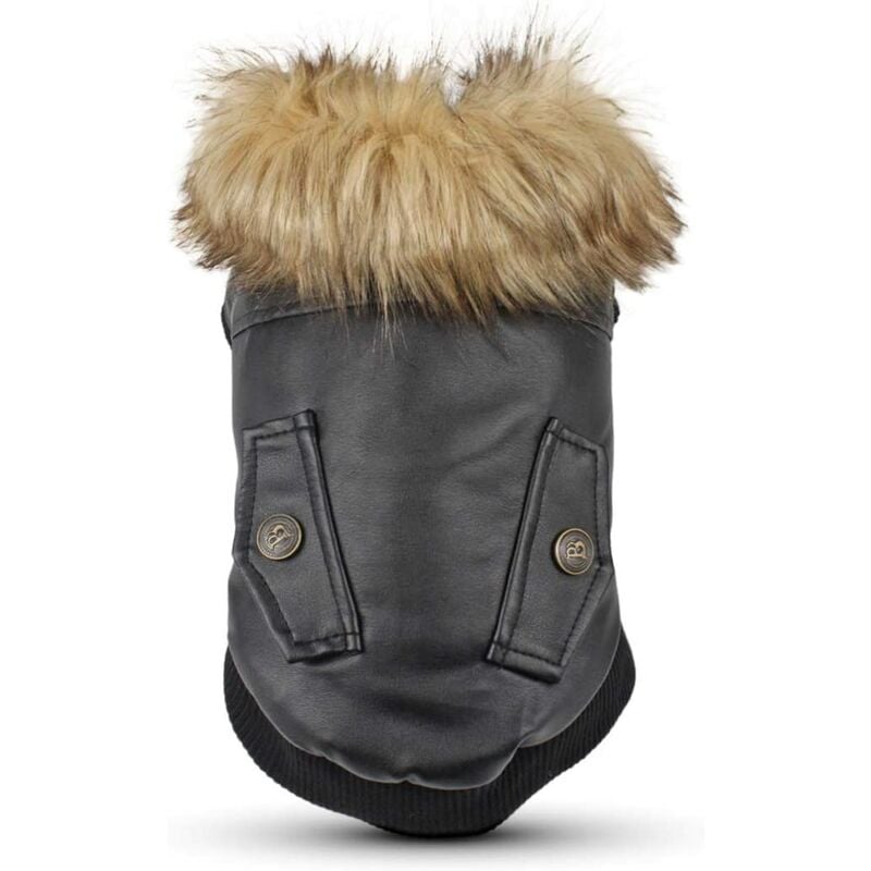 

Abrigo para perros, ropa de invierno para perros, abrigo cómodo para mascotas, abrigo para perros, negro, talla M
