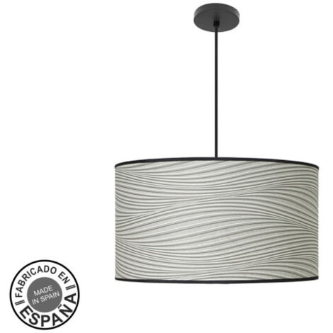 ABRILA AKUNADECOR Ciondolo 50 Cm Grigio Modello Moda Con Paralume