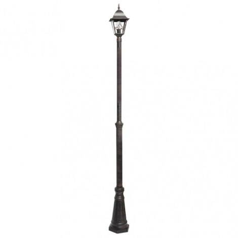ABRILA AKUNADECOR Lampadaire De Extérieur Aluminium Bootes Brown Ip44
