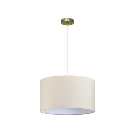 ABRILA AKUNADECOR Lampe pendante Modèle Dori Beige Avec Abat-jour 45 Cm
