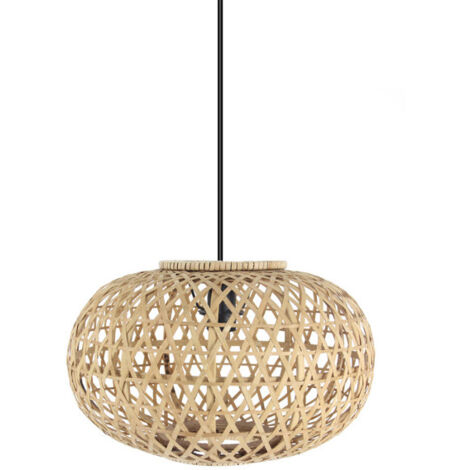 ABRILA  Colgante Bambu 40 Cm Modelo Ponte Marron Natural