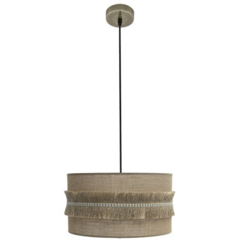 ABRILA  Colgante De Rustico Con Pantalla De Saco Modelo Kala