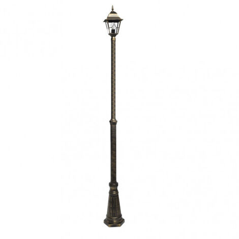 ABRILA  Farola De Una Luz Para Jardin, Bootes Aluminio Ip44