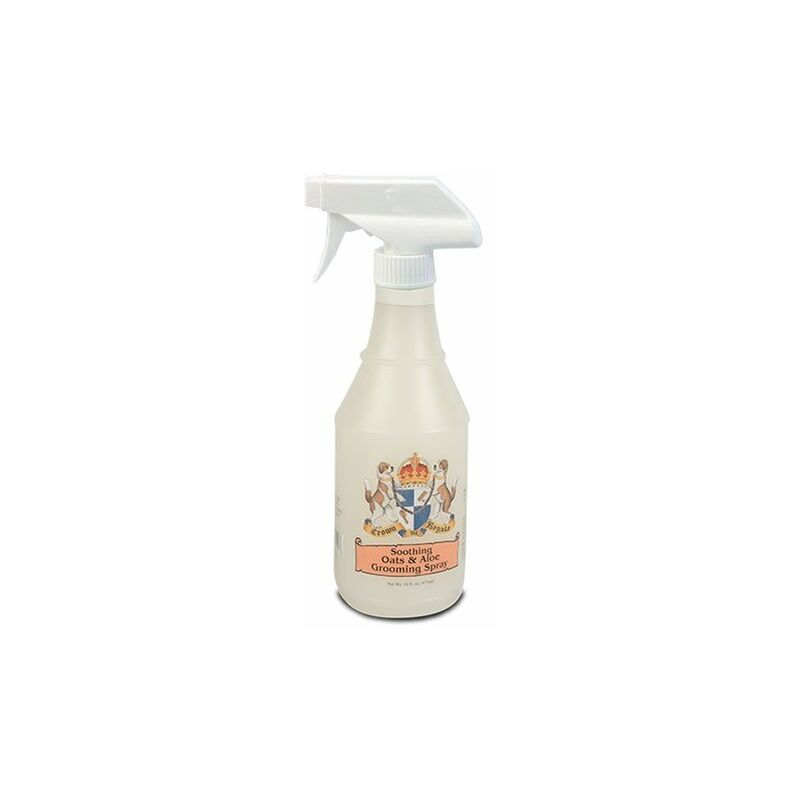 

Abrillantador Oats&Aloe Crown Royale en spray, para perros y gatos, restaura la piel seca y dañada, 473 ml