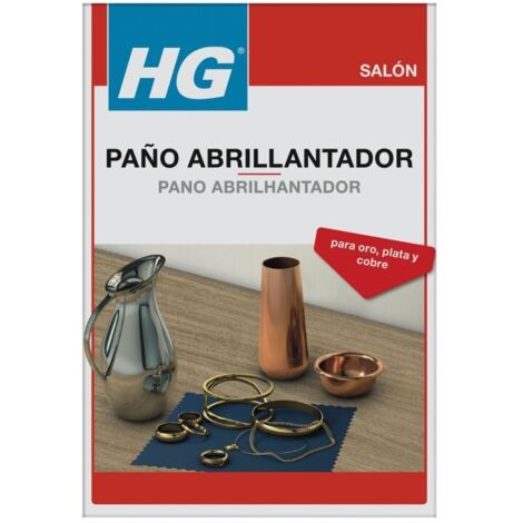 Abrillantador plata paño ligeramente oxidada hg