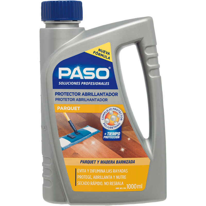 

Protector abrillantador parquet madera Paso 1 lt