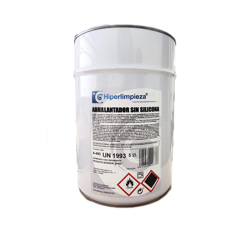 

Hiperlimpieza - Abrillantador salpicaderos sin silicona 5L