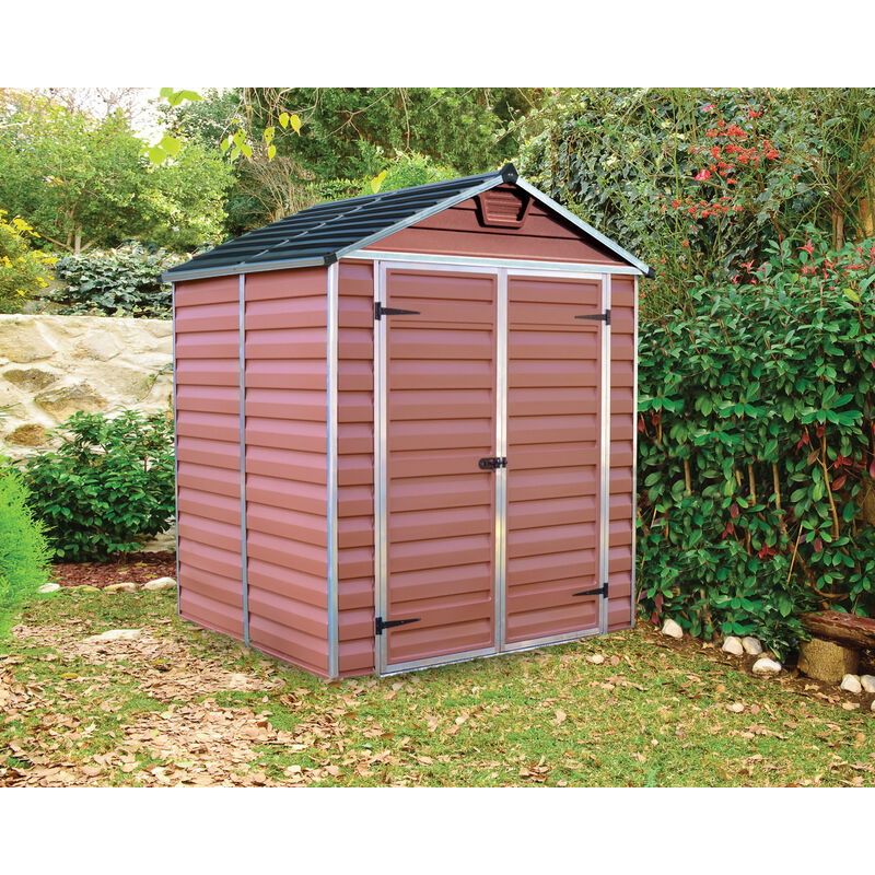 Palram - Canopia Abri de jardin Skylight Pent Ambre