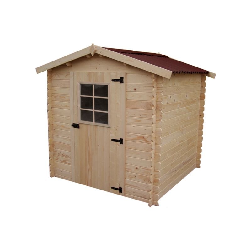 Habrita - Abri emboité 28 mm sans plancher en sapin massif 4,28m2 - VD2020.02N