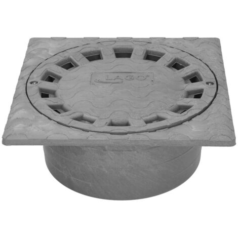 TECNOAGUA ABRISA Scarico a sifone Pvc 20x20 cm. uscita De Ø 90/110 mm.