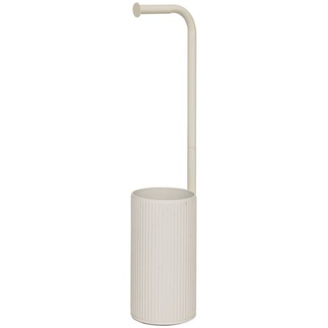Abroller onyx mit reserve toilettenpapier leinen - 5five