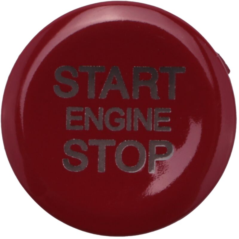 Image of ABS Auto Motor Start Stopp Schalter Knopf Abdeckung Verkleidung für Stilfserjoch 2017 2018 (Rot)