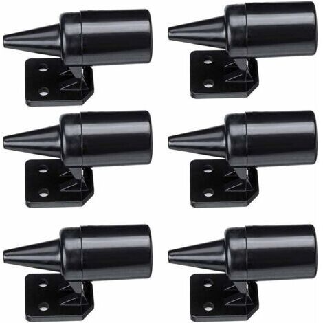 ABS Autotierabwehrgerät, Ultraschall, Schwarz, 6er-Pack