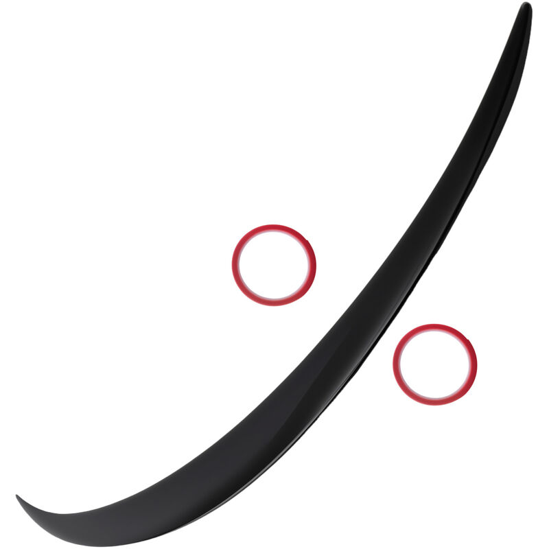 ABS Boot Spoiler for Mercedes Benz W205 C Class 2014-2020 AMG Style Gloss Black