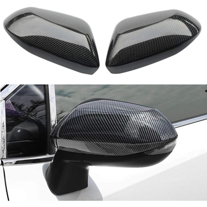 Image of Linghhang - abs Carbon Fiber Spiegel Formteil Für Toyota Corolla 2020 2021 2022 2023
