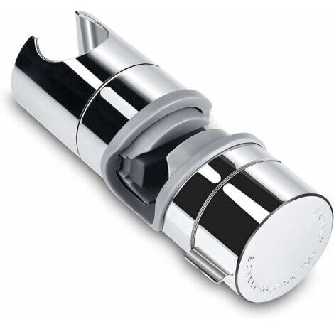 ABS-Duschhalterung 18–25 mm, verstellbar, ersetzt Duschhand, Haltegriff, Duschkopf, Gleitrohr, Klemmhalterung, verchromt.