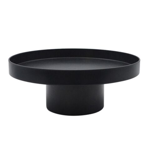 ABS Fruit Perfume Cosmetics Tray Black White Round Decorative Organizer Home Decoration Board Simple Storage BoardC