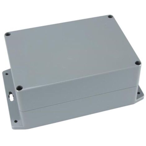 abs gehäuse mit montageflansch - wasserdicht - 222 x 146 x 55 mm