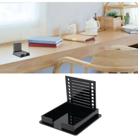 ABS-Haftnotizorganizer mit 3x3-Zoll-Notizblockvorlage  Ausklappbarer Notizhalter  10x10 cm  1 Stück + Zubehör
