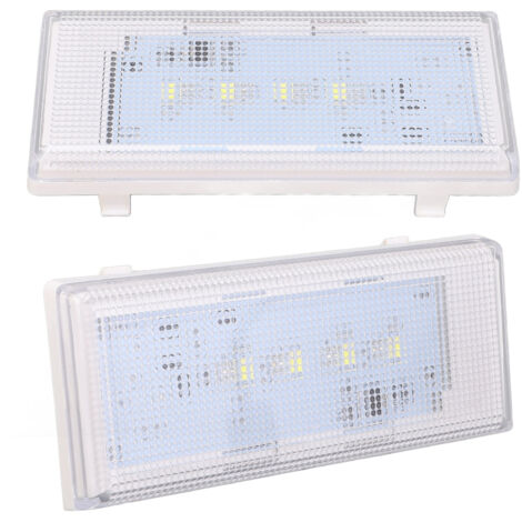 ABS-LED-Kühlschrankbeleuchtungsplatte mit Treiber für Modell W10515058, einfacher Austausch.
