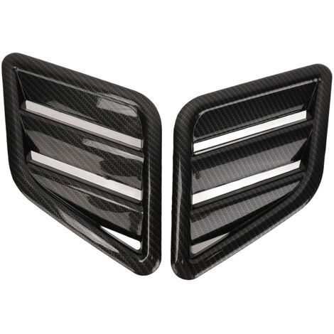 ABS-Motorhauben-Lüftungsgitter  2-teilig  Carbon-Optik  Kompatibel mit Ford Focus, Fiesta, Corsa, Vauxhall, Jazz