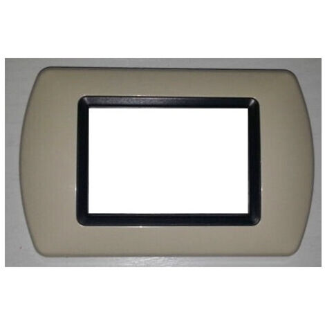 Abs Placchette Compatibilial Pour Living International Placca Series Cappuccino