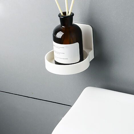 ABS-Wandbecherhalter – Küchen- und Badezimmerorganizer mit 60g-Ablage, elegantes Design zur optimalen Nutzung des vertikalen Raums.