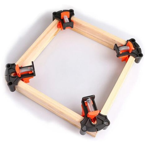 ABS-Winkelklemmen – 12er-Pack (90°, 60°, 120°) für den Zusammenbau von Bilderrahmen und Holzbearbeitungsprojekte