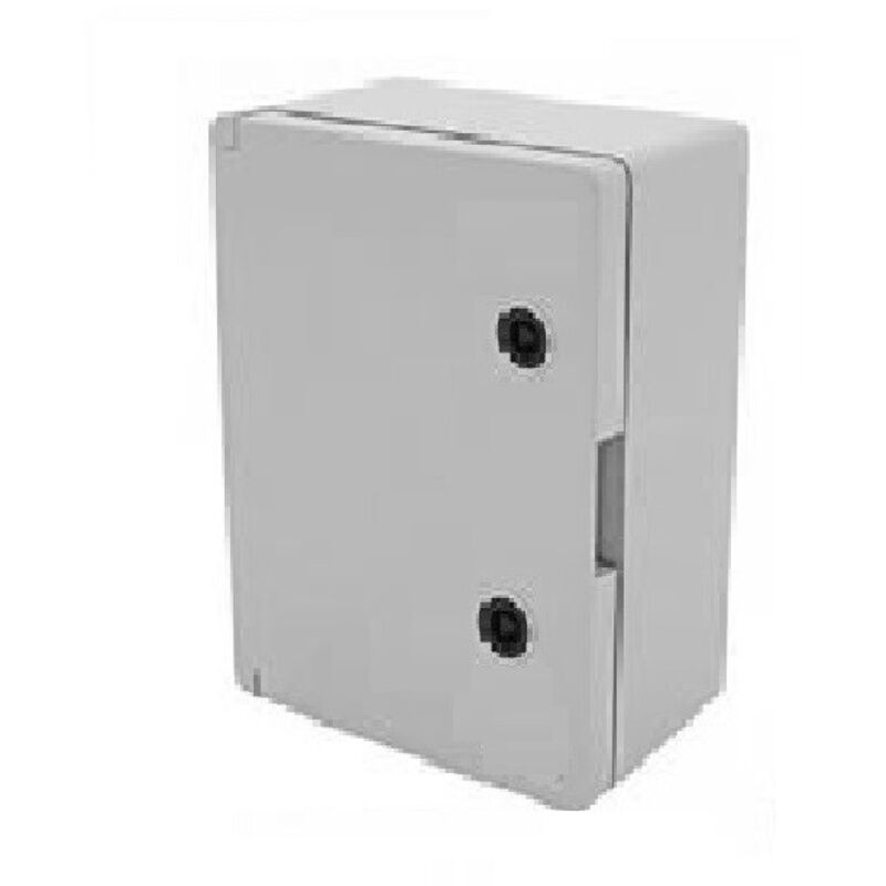 IDE - Coffret abs étanche IP54 400X300X170 Porte opaque - avec plaque de montage