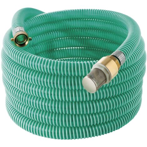 Absaugset 7 Meter mit Messingdüsen 1 Zoll und 1/4