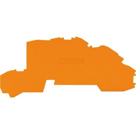 Abschluss- und Zwischenplatte, 25 Stück, orange - 0,8 mm dick