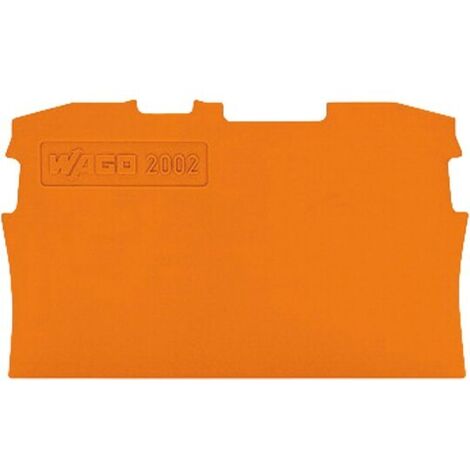 Abschluss- und Zwischenplatten 25 Stück, 0,8 mm, orange