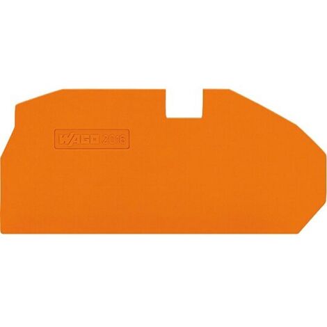 Abschluss- und Zwischenplatten 25 Stück, 1 mm dick, orange